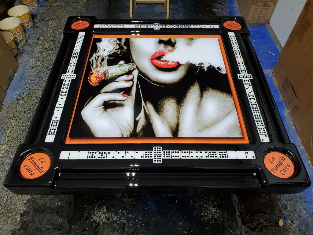 FibersAndResins's tweet photo. Custom design @dominotable by one of our clients. https://t.co/e4elCHrn1U