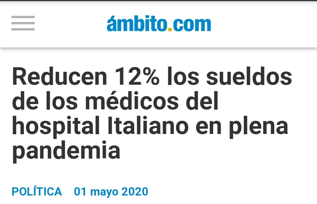 NSuarezColman's tweet photo. #Argentina ese hermoso país donde le bajan el sueldo a los médicos del Hospital Italiano, pero le dan un plus de 70.000 a los empleados del Congreso para que hagan el trabajo por el que ya le están pagando
#ElSilencioDeLosInocentes https://t.co/5D5gMdCu0X