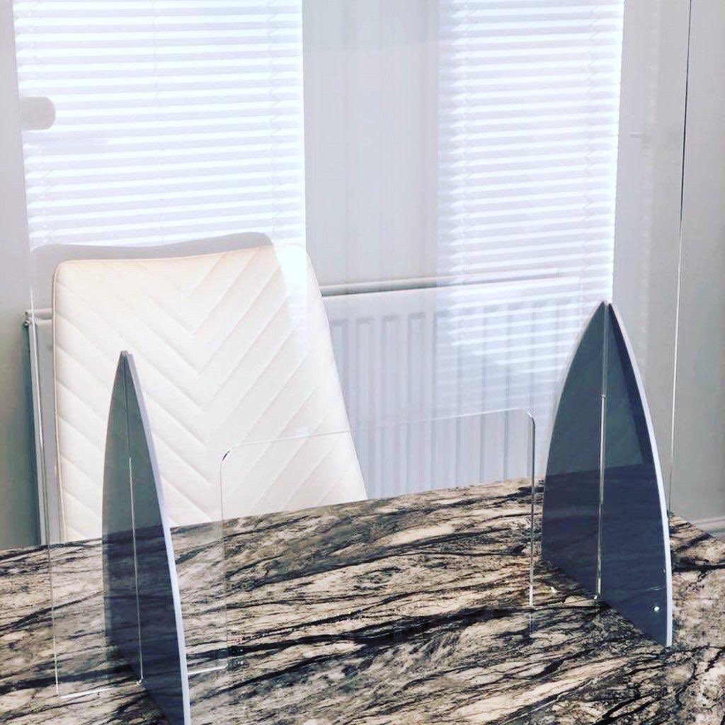 ReedwardNW's tweet photo. Due to customer request and an increase in demand, we are now offering Clear Perspex Nail Screens with different colour options of feet stands. Currently we are offering Grey, Black or White More details can be found on our website and direct screen link https://t.co/rV9xvRAvVI https://t.co/HkjxyFz6b1