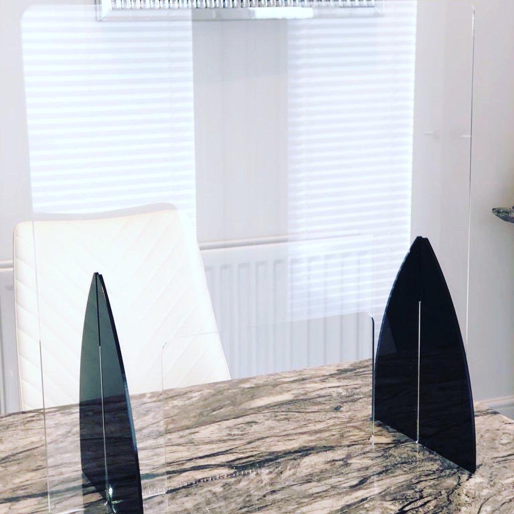 ReedwardNW's tweet photo. Due to customer request and an increase in demand, we are now offering Clear Perspex Nail Screens with different colour options of feet stands. Currently we are offering Grey, Black or White More details can be found on our website and direct screen link https://t.co/rV9xvRAvVI https://t.co/HkjxyFz6b1