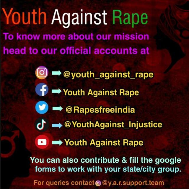 kaur_satu's tweet photo. @Rapesfreeindia
#rapefreeindia
#hangtherapist
#stopfakeallegations
#stoprape #nomorenirbhaya
#yarunity #rapemukatbharat
#youthagainstrape
#raiseyourvoice #wakeupindia
#lockdown @aamir_khan @deepikapadukone
@taapsee @AnushkaSharma
@AnupamPKher @anubhavsinha
@sapna @Rekhta https://t.co/PN0qQselil