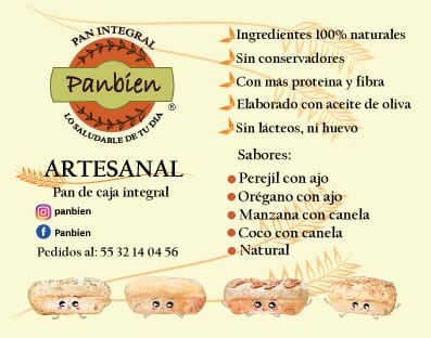 CdSatelite's tweet photo. #QuedateEnCasa y pide ya a domicilio Pan Integral Artesanal de #PanBien pide ahora al 5532140456 @SateliteVerde https://t.co/OOtTapJpNl