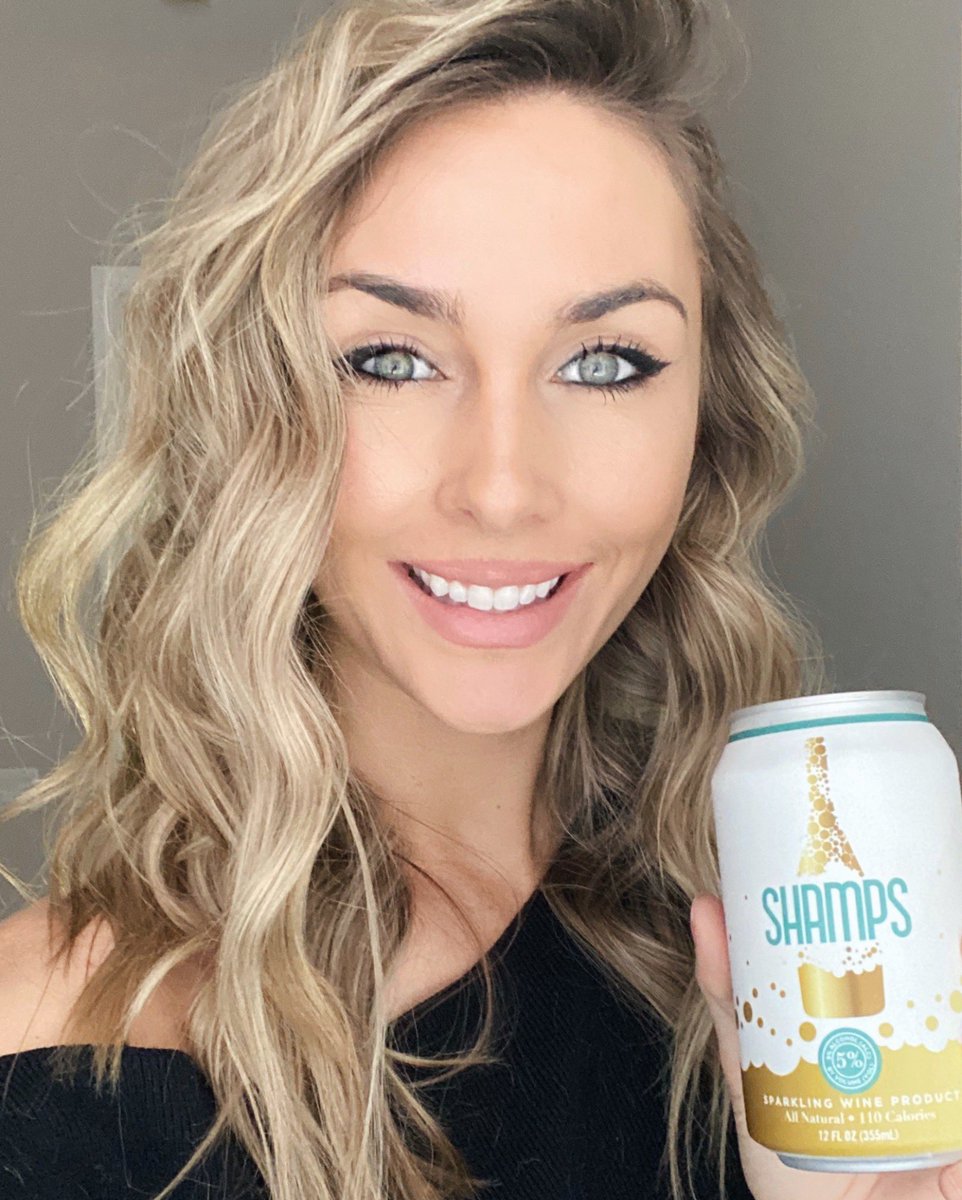 Slysssa's tweet photo. Been drinking a lot of @ShampsBev on stream and it’s so tasty! Thank you for this awesome partnership Shamps! #drinklikeashampion check them out at https://t.co/vfOgHvF28T #ad https://t.co/9HEqgyWMVG