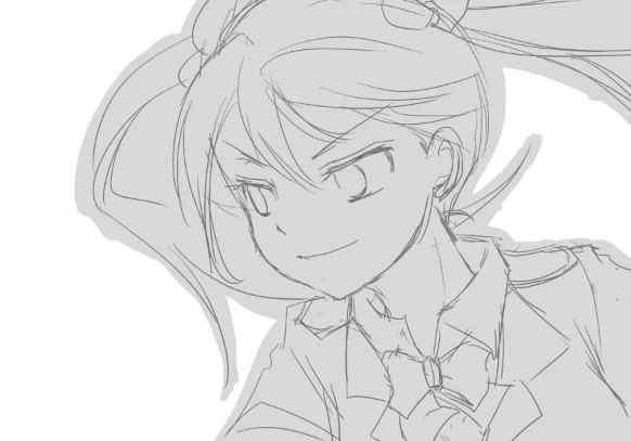 ここまで描いて塗っては「???」で消し塗っては消しで「わからんわー!!って大の字になって投げた 