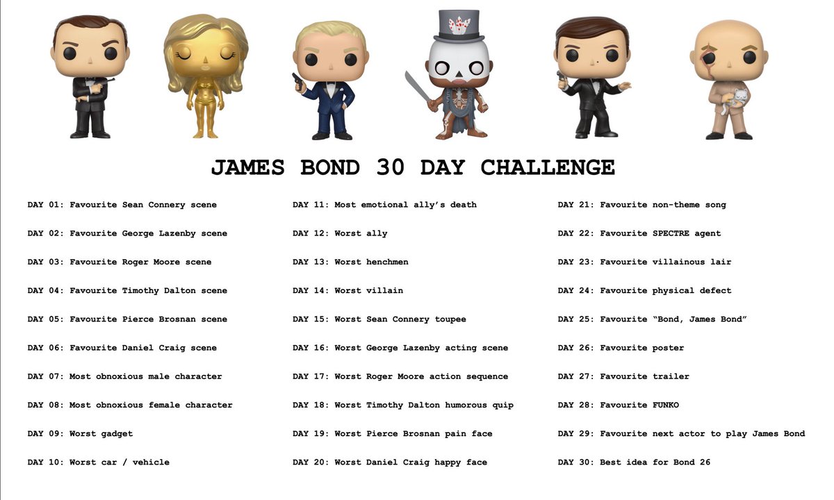 Day 1 for me is the train fight with Red Grant in From Russia With Love  youtu.be/5k_LOWBvWCw #JamesBond30DayChallenge