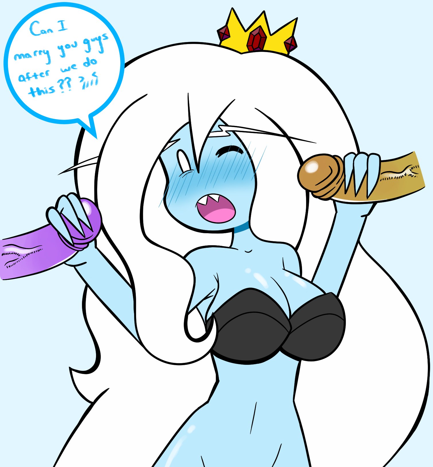 Ice Queen Adventure Time Porn - SternWeissðŸ”žNSFW ðŸ’œ(Commissions Open) on Twitter: \