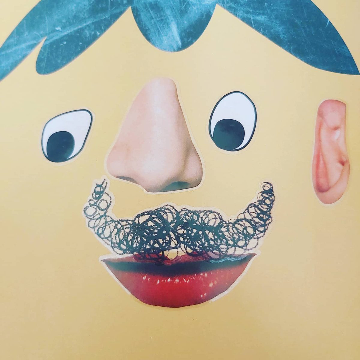 HartsonLowri's tweet photo. Ethan enjoyed building a reading den and making funny faces out of his arts and crafts set from the easter bunny this week, but he is missing his friends from blaenbaglan nursery! 📖🌈 @bbpnurserypm https://t.co/kVOMeKGbuy
