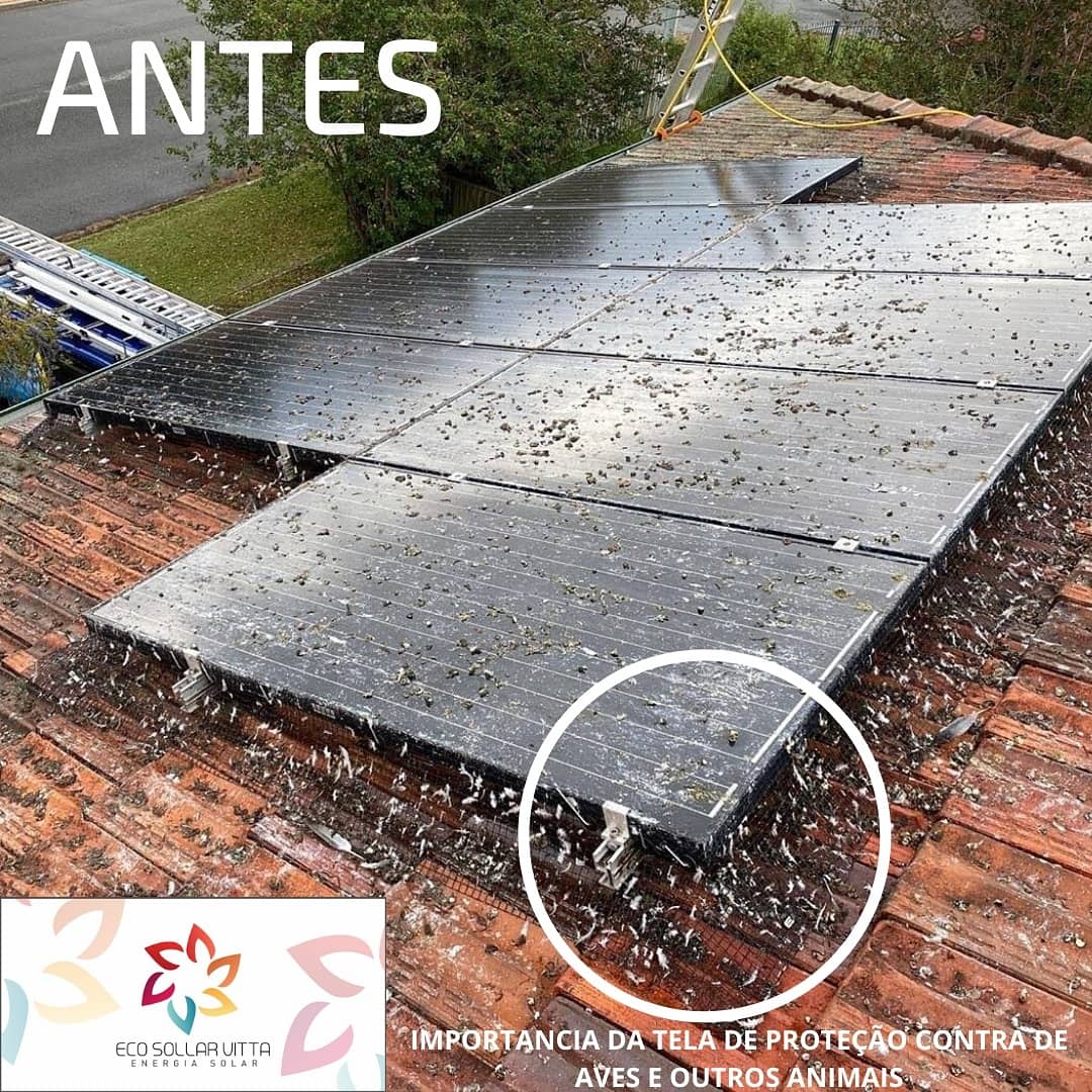 A limpeza e fundamental para a vida útil dos equipamentos FOTOVOLTAICOS!!
