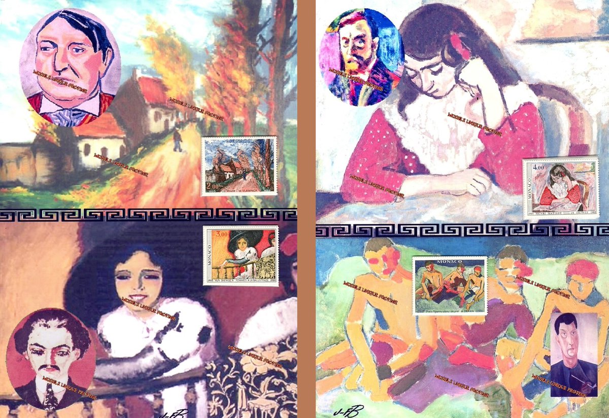 barbierjeanf's tweet photo. Bonjour,
LE FAUVISME - DE VLAMINCK, VON DONGEN MATISSE ET DERAIN, TIMBRES VINTAGE - 2 IMPRESSIONS A4 - CRÉATION DE JFB
https://t.co/UcPU4iinRH
#montagephoto #objetdecollection #artdigital #décorationmurale #Monaco1980 #modèleuniquesigné #impressiondart https://t.co/oVBZNk5WE6