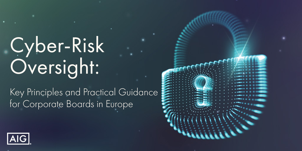 AIGemea's tweet photo. ‘Cybersecurity is not just about reputational issues, it is also about liability of #boardmembers’

Cyber-Risk Oversight: Handbook for corporate boards in Europe https://t.co/pg8HBKM08B

@ecoDaAsbl #ecoDa @ISAlliance #cyberrisk #europeancompanies #cybersecurity https://t.co/T8DGVF1iji