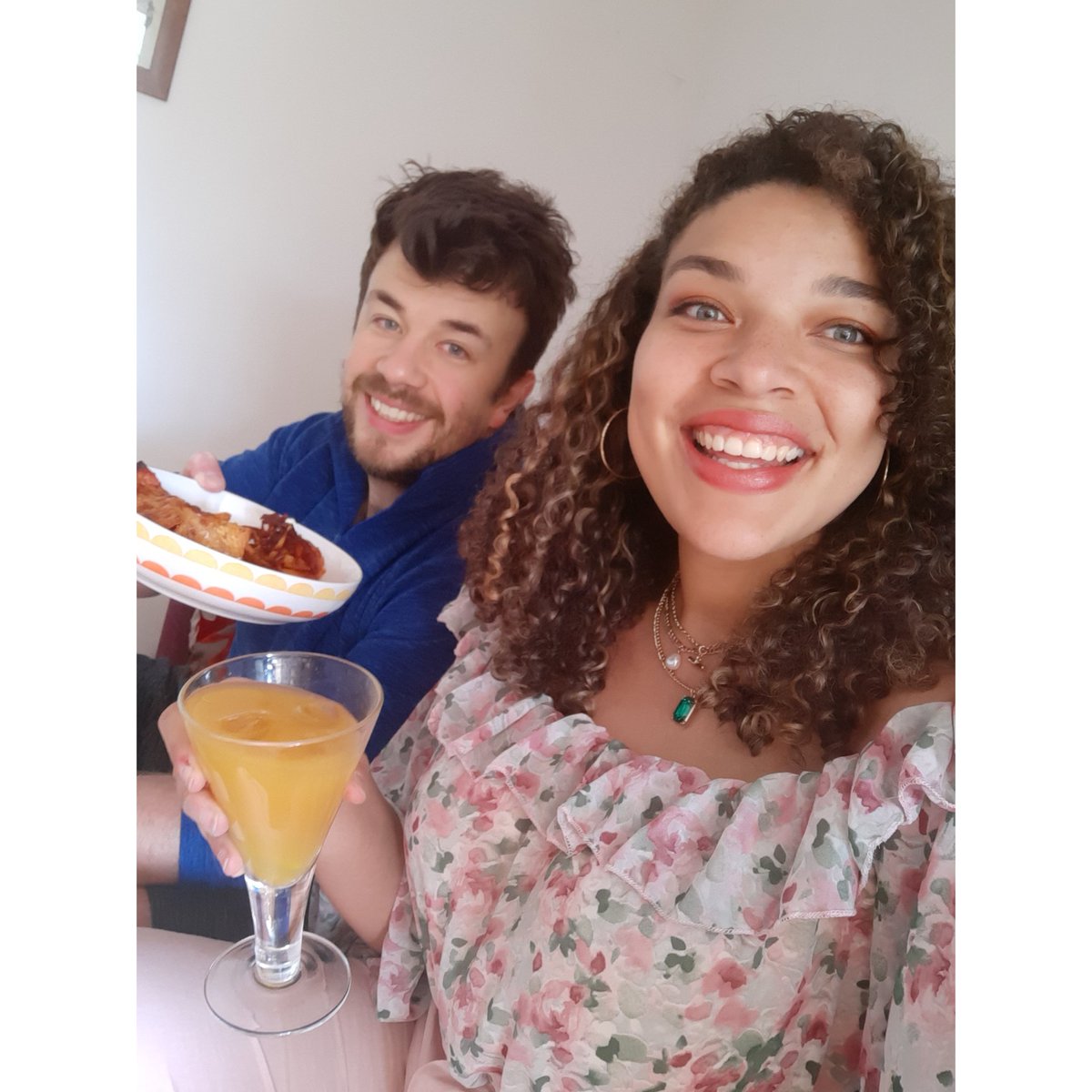 LaurenDouglin's tweet photo. @Dominos_UK It's my birthday today and we got engaged last week so we thought it was cause for celebration
We went for BBQ and cocktails on our first date so it had to be rum cocktails and nachos at home #DominosFirstDate https://t.co/c9PcLnD0Dn