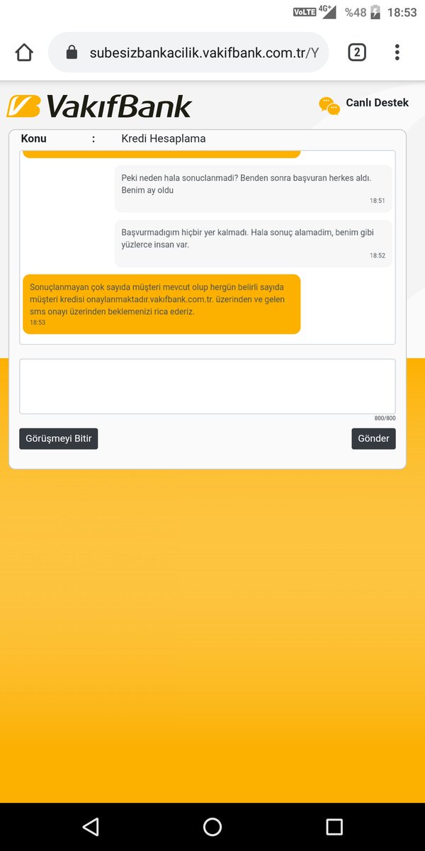 #BeratBeyKredi <a href="/VakifBank/">VakıfBank</a> #vakifbank #temelihtiyacdesteği #temelihtiyacdestekkredisi Tek şart hane halkı geliri, ne icra ne başka birşey. Sadece beklemek zorundayız. İnşallah en kısa sürede sonuç alırız.