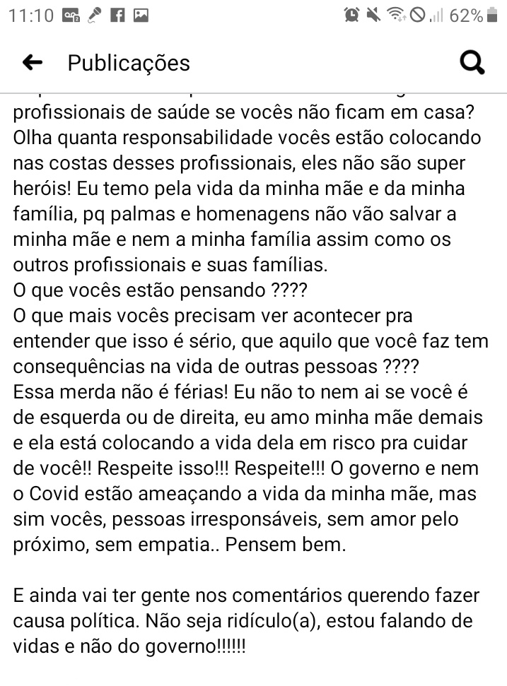 PamBio92's tweet photo. O problema não é #Moro, #Judas e nem #GolpeDeEstado, esquerda ou direita..  O problema maior que a crise política é você mesmo, irresponsável e sem empatia. Enquanto vocês arrumam caso nas redes sociais por causa de político. Seus "heróis" estão morrendo juntos com o povo!! https://t.co/Hk9hn6GBjb