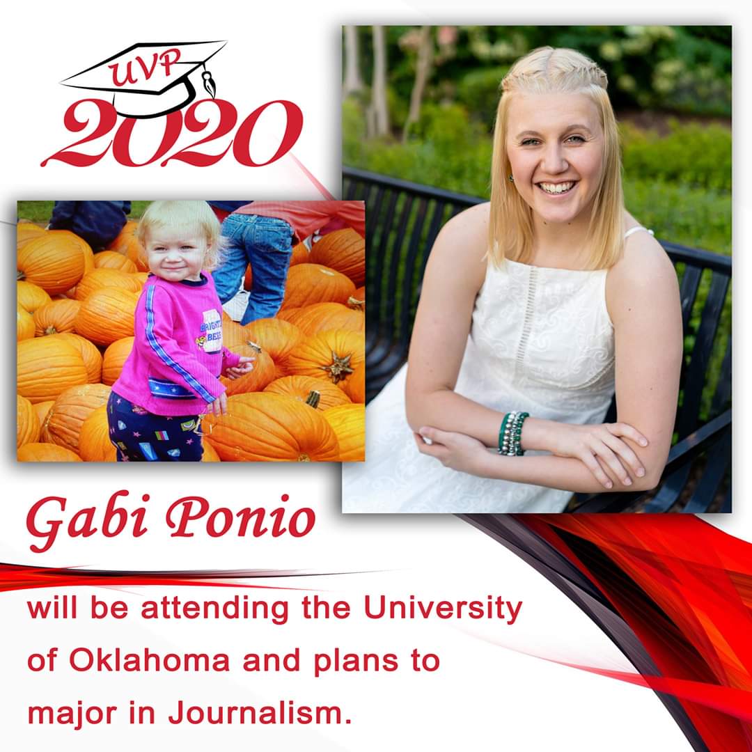 UnionPom's tweet image. Continuing the beautiful celebration of our UVP Seniors as they slowly begin to transition into the world they've been training for all their lives. Our 4th #2020seniorshoutout is for our very own Gabi Ponio!