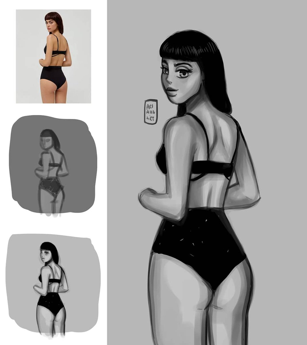 ariann_art's tweet photo. I made another painted quick study! I really want to work on my values ❤️ hope you enjoy these little sketchy paintings. 
#paintingdigital #artdigital #artdigitalgallery #digitalpainting🎨 #digitalillustrations #digitalartworks #artstudy  #artstudies #studyart #paintingdigital https://t.co/PeLX0oI0hH