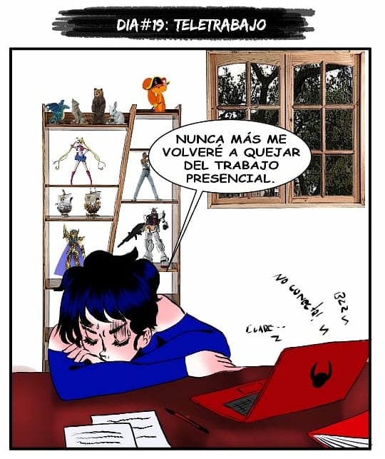 WrldLgGrp's tweet photo. Hola mundo Cuarentina está aflijida creo que no ha sido nda fácil trabajar así les pasa??? SIGANNOS #acidsketch #CuarentenaCoronavirus #working #stress #sad
#vivencias #comics #experiences #personalites #characterdesign #quarentine #pandemy #workinprogress #character #weirdo https://t.co/53XjOpNGyJ
