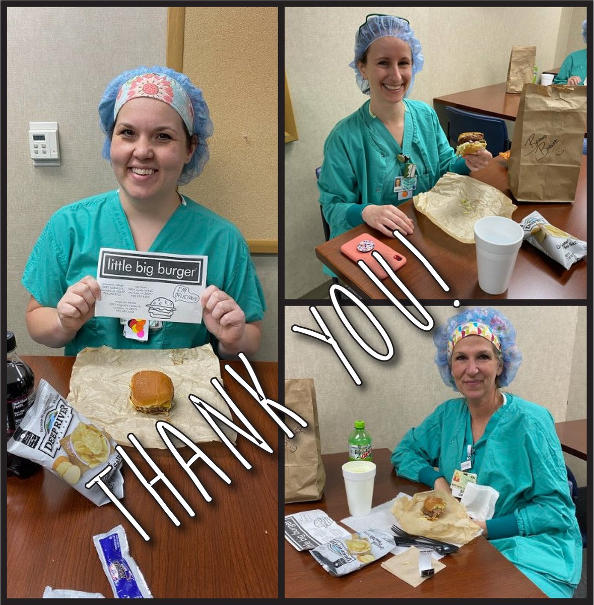 We are so honored to partner with @themrlshow on KISS 95.1 to feed healthcare workers at Atrium Mercy Hospital yesterday. Thank you for all you do healthcare HEROES!
🍔🍟❤️🙏
#healthcareheroes #americastrong #atriummercyhospital