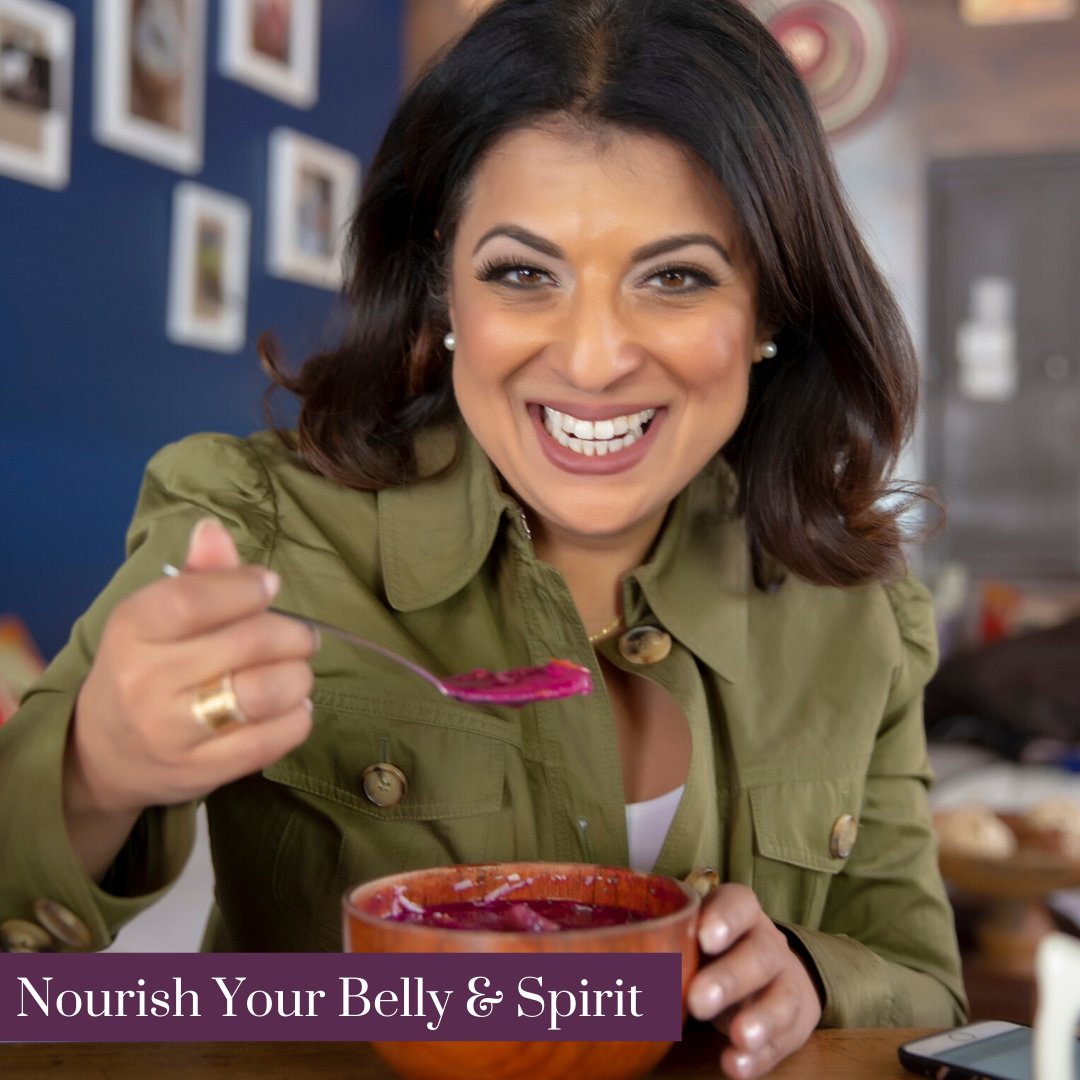 DrRomie's tweet photo. Pause & ask yourself, what do your belly and spirit need to feel nourished? #SelfCare starts with self-compassion. #SelfCareSaturday #MindfulMoment #MindfulMD https://t.co/TxPrpcBdrc