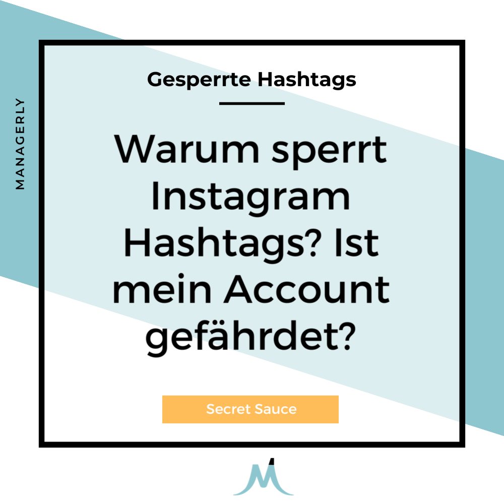 Wußtest Du, dass Instagram temporär gesperrte und dauerhaft gesperrte Hashtags hat?
Wenn Du nun unbewusst immer wieder gesperrte Hashtags nutzt, ist unter Umständen Dein Account gefährdet! Beachte hierzu unbedingt meine Tipps: instagram.com/p/B65Xry_IkZq
#instagramtipps #shadowban