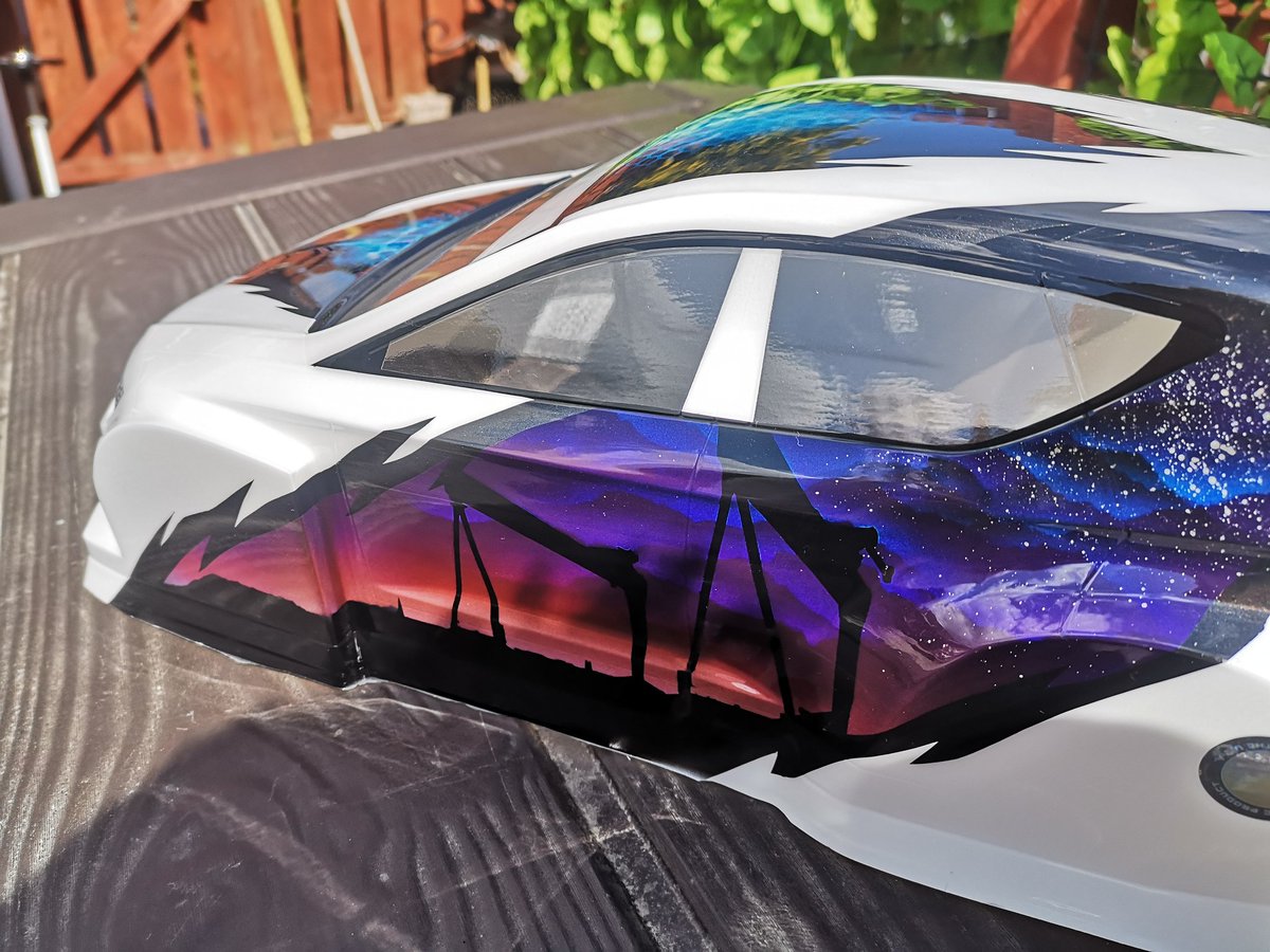 gingapaint's tweet image. 1/10th #protoform Europa M body. #airbrush #iwata