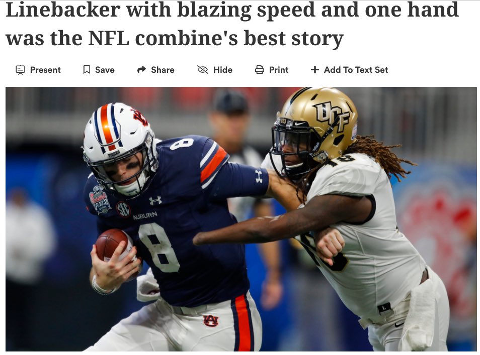 MrsRonco's tweet photo. My favorite @Newsela article of is about @Shaquemgriffin, a remarkable athlete with amazing determination. Itโs a perfect article that highlights the magic that happens when people #LookBeyondTheLabel. Great way to inspire and promote acceptance in my inclusion class. https://t.co/QAa4rVbhCo