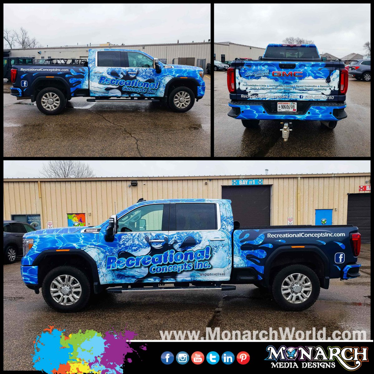 monarchmadison's tweet photo. Our gratitude goes out to Recreational Concepts and their team for their partnership with us all these years! This is the last truck in this "wave" of photos! As a local small business, please check out their website at https://t.co/vbFkdnJ8yM 🌊 Happy Saturday, Monarch Peeps! https://t.co/lCFzwJFUj1