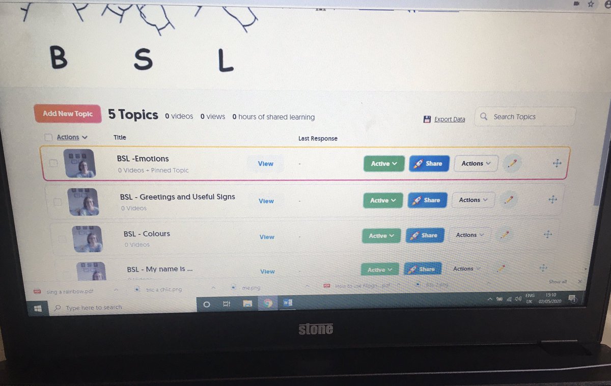 MrsD271015's tweet photo. Thanks to some amazing CPD support from my colleagues I have today made my first Flipgrids. #plpcpd #plpcpdvd #plpDC #plpcpdlsg #plpcpdjr Ready for Deaf Awareness Week @DeafAwareUK @BritishSignBSL @Flipgrid And all integrated into Teams as well @MicrosoftTeams @microsofteduk https://t.co/x0rsiGwda4