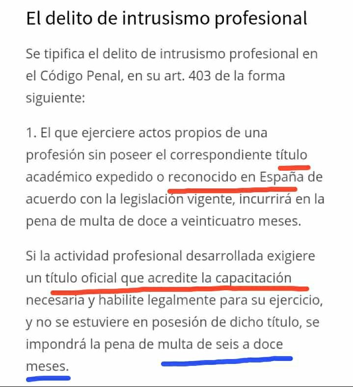 🔃Hagamos un simple recordatorio a nuestros "COMPAÑEROS" sobre el DELITO que es el INTRUSISMO LABORAL.