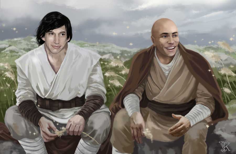 Friends. Inspired by 'The Rise of Kylo Ren' comic.