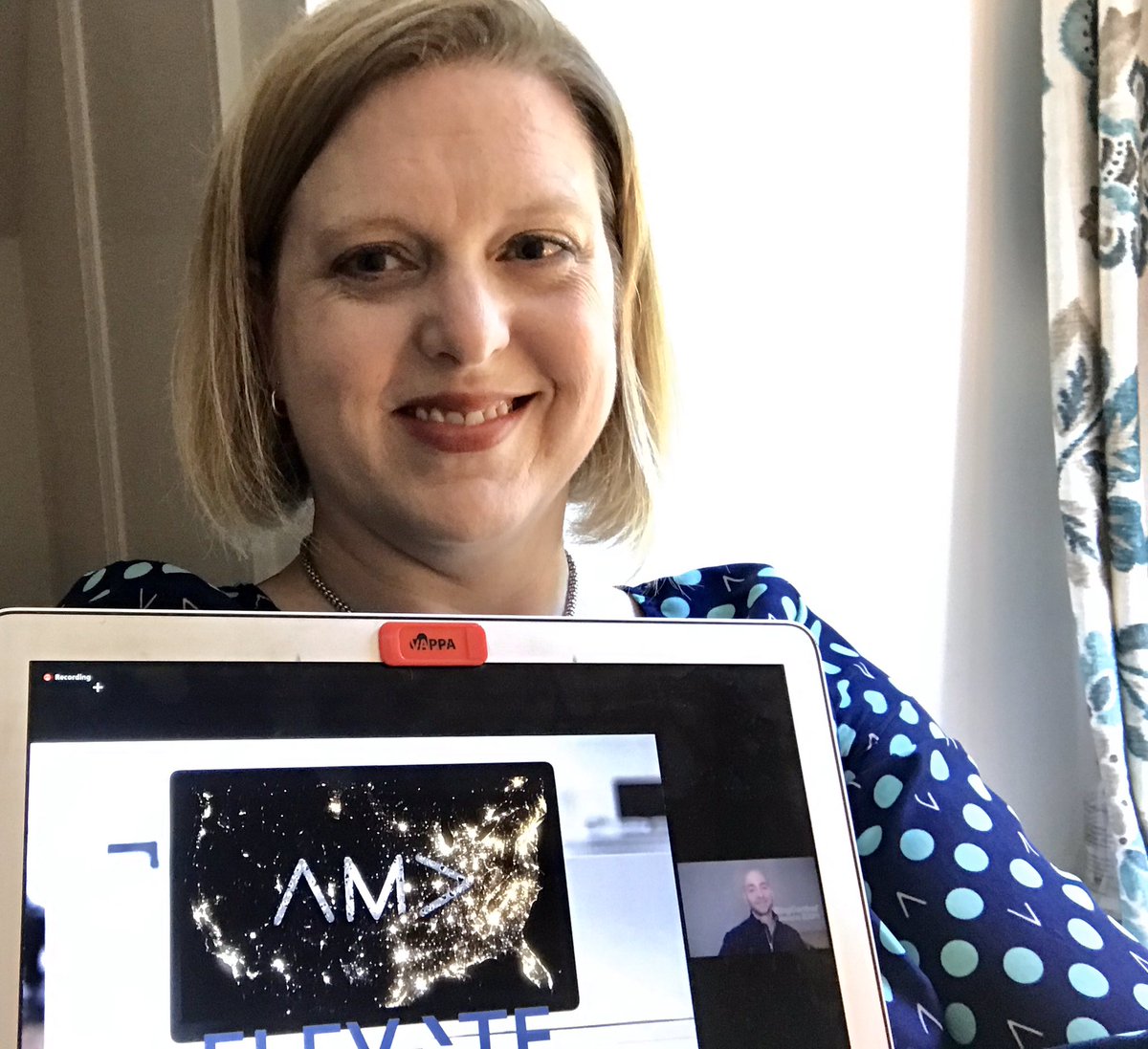 Second day <a href="/amasummit/">AMA Chapter Leaders</a>. Celebrating marketers around the country &amp; connecting with chapter leaders. Proudly wearing my AMA shirt (TY #stitchfix) 
#AMAElevate #AMASummit #AMARichmond