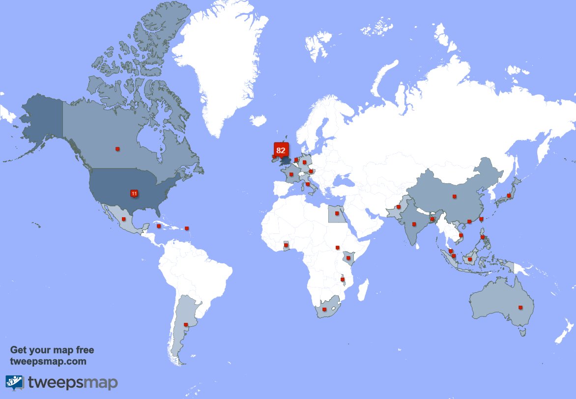 Special thank you to my 2 new followers from Japan, and more last week. tweepsmap.com/!ArtisanExpert
