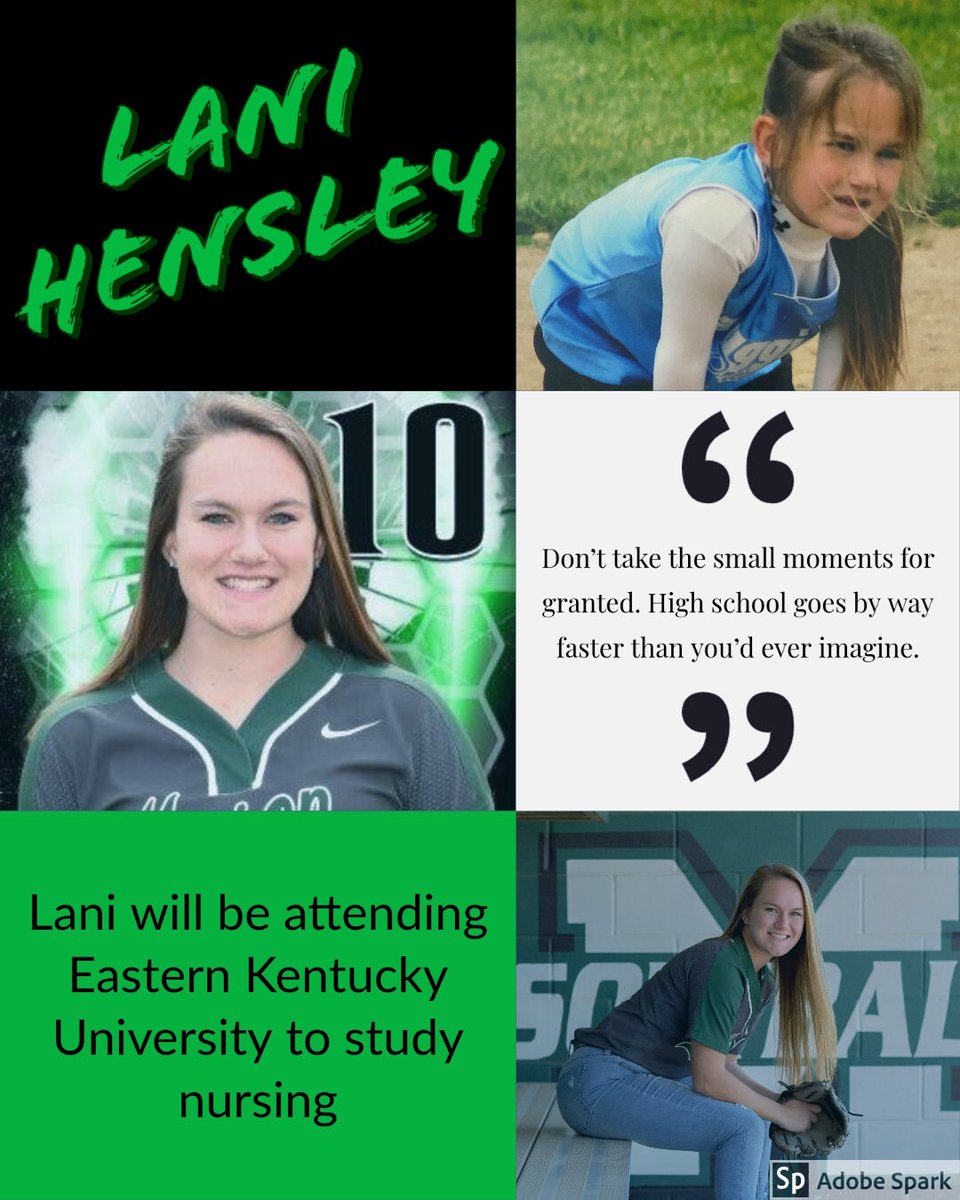 Virtual Senior Night Alert! Today we honor softball senior Lani Hensley. Lani, we thank you for your hardwork, dedication, &amp; commitment over the years. We can’t wait to see what the future holds. <a href="/lani_hensley/">Lani Hensley</a> @SoftballMason