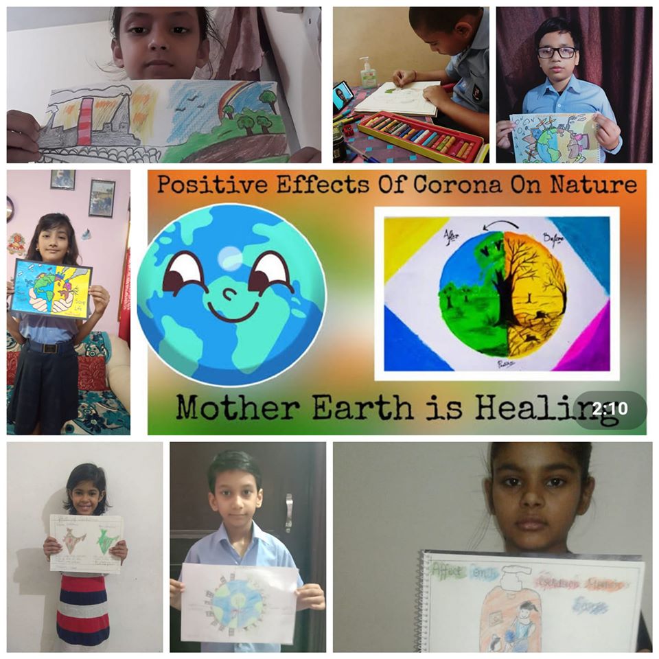 KiitSohna's tweet photo. KIITians depicted beautifully 'Positive effect of lockdown on mother Earth'. They represent their imagination through their drawing.
#Enthusiasticlearner #Brightside #Imagination #Creativity #Paintings #PositiveEffect #KIIT #BestSchool
#Creativity #Positive #Motivation https://t.co/gOyUY80yiZ