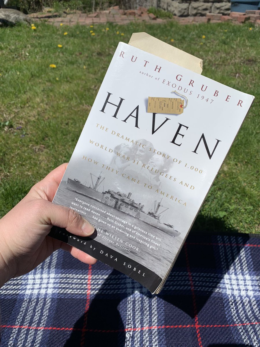 meganebarney's tweet photo. Next up in my #QuarantineReadingList is the story of 982 Holocaust survivors brought to the Haven in Oswego, NY in 1944. Told by the remarkable woman who was there for the refugees every step of the way, Ruth Gruber is a true example of why #historyneedsnewheroes https://t.co/A19pmL3jJK