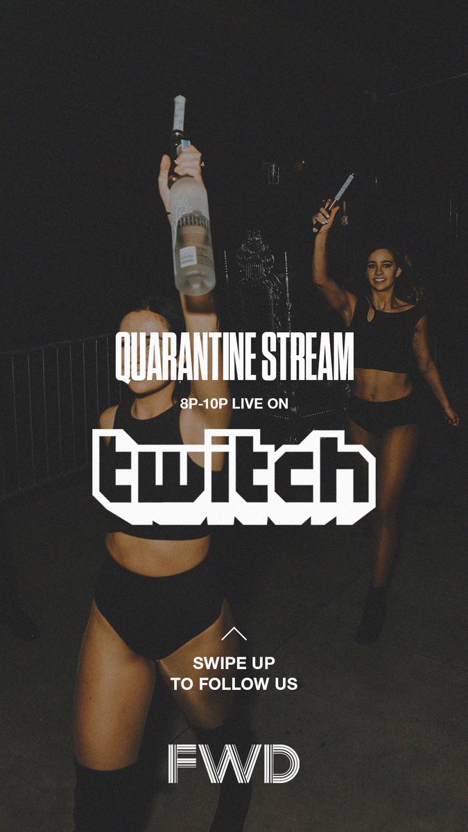 MAKE SURE TO FOLLOW US ON <a href="/Twitch/">Twitch</a> 

twitch.tv/fwdnightclub