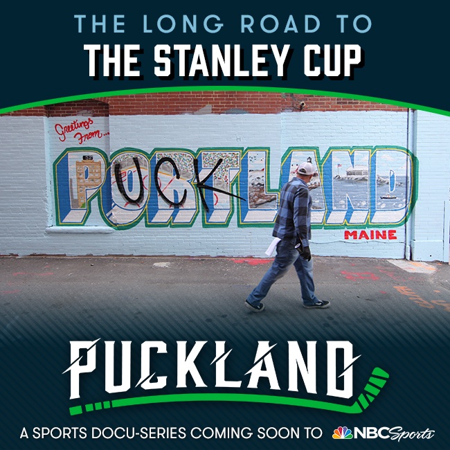 Puckland_tv's tweet photo. @MikeRichDesign Hey Mike Rich, guess what?!  @Puckland just got nominated for a friggin' @newenglandemmy!  Well as they say in Hollywood, "It's an honor just to be nominated," right?  Naturally we couldn't have done it without that killer mural!  You're the best!  ;-) https://t.co/Bj99YYNwHO