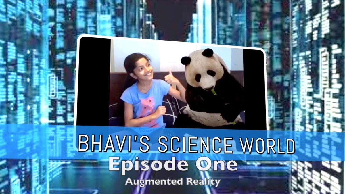 TSMN_studios's tweet photo. #TSMNvirtual #ontheweeekend with this #STEM #Storyby @BhaviCodey all about #AR Thank you Bhavi for this excellent episode of #BhavisScienceWorld VIDEO: https://t.co/FEi9vSLvZt https://t.co/34LnIqH24p