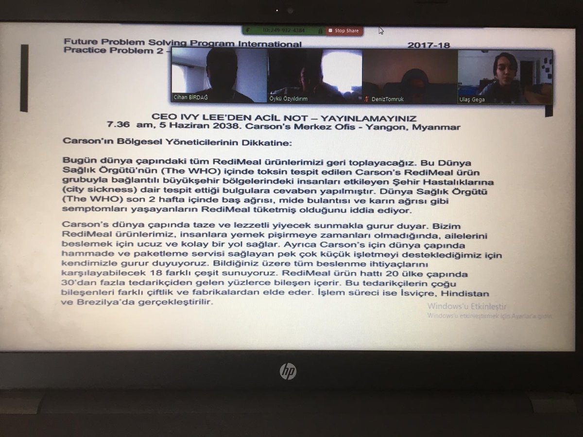 CihanBirdag's tweet image. Uzakta olmak küresel problemleri çözmemize engel değil🚫Senaryomuzdaki problemleri belirleyip temel problemimizi çıkardık⚒ Beyin fırtınası yaparak gelecekte yapabileceğimiz harika sufleler tasarladık.🍩 #fpsı #BKup @BaharBrbr @DuyguPeran @eypaksar
