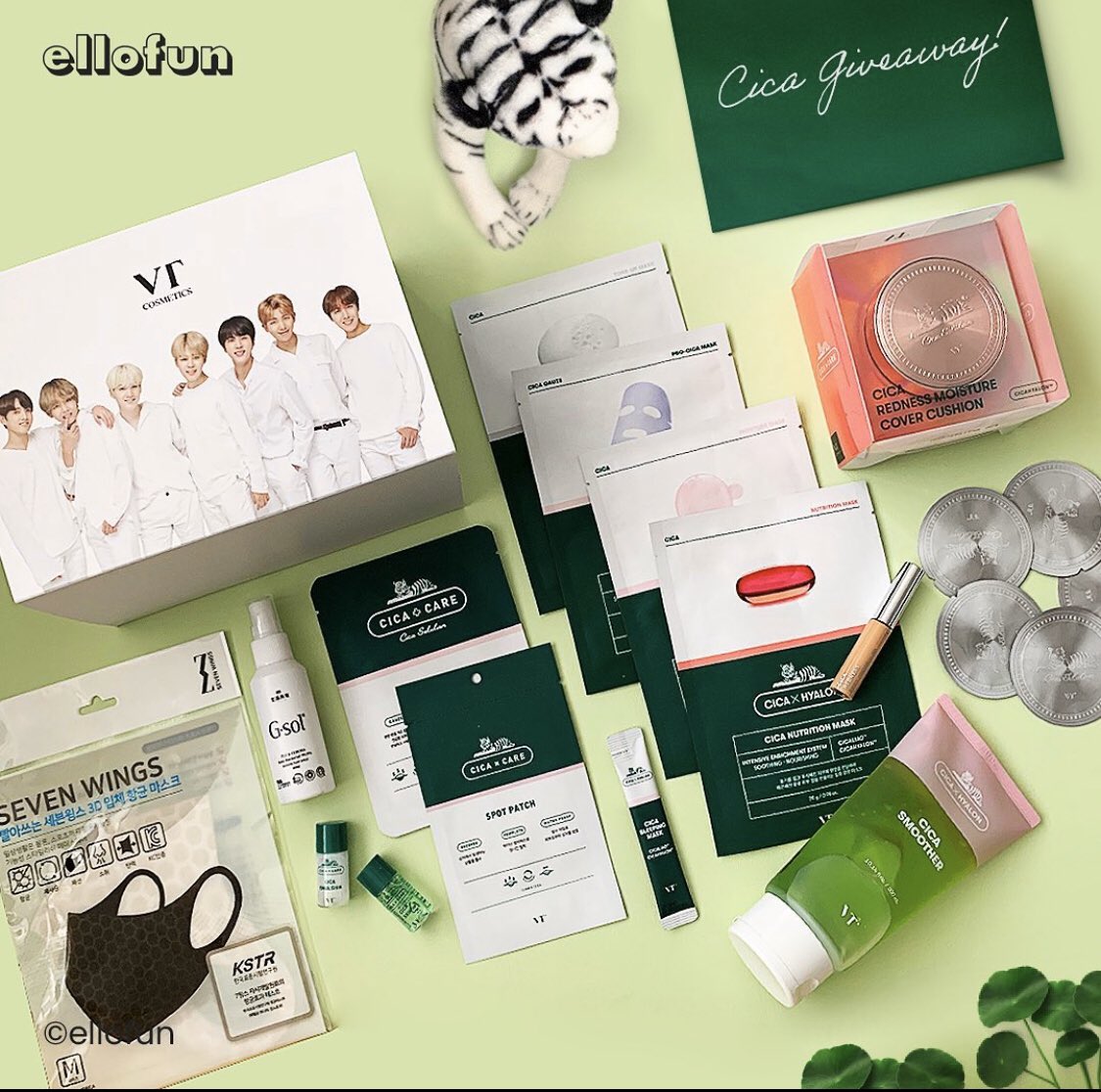 vtcosmetics_usa's tweet photo. Another day, another giveaway!⁣
Ellofun(Ello eti) got Cica products for you to enjoy self-care at home during quarantine.⁣.   
Instagram: ellofun.official 🙏🙏 https://t.co/JZByYwHKkD