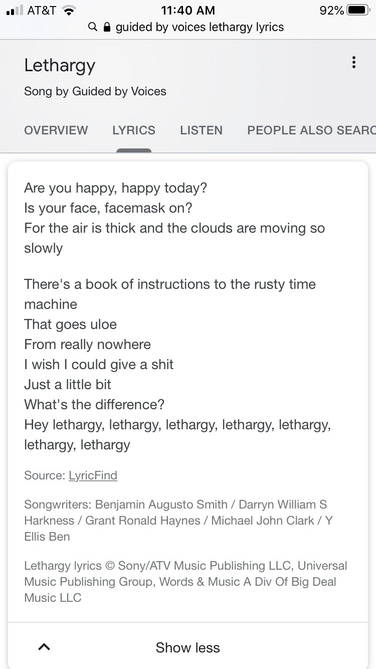 Guided By Voices Are You Happy Happy Today Is Your Face Facemask