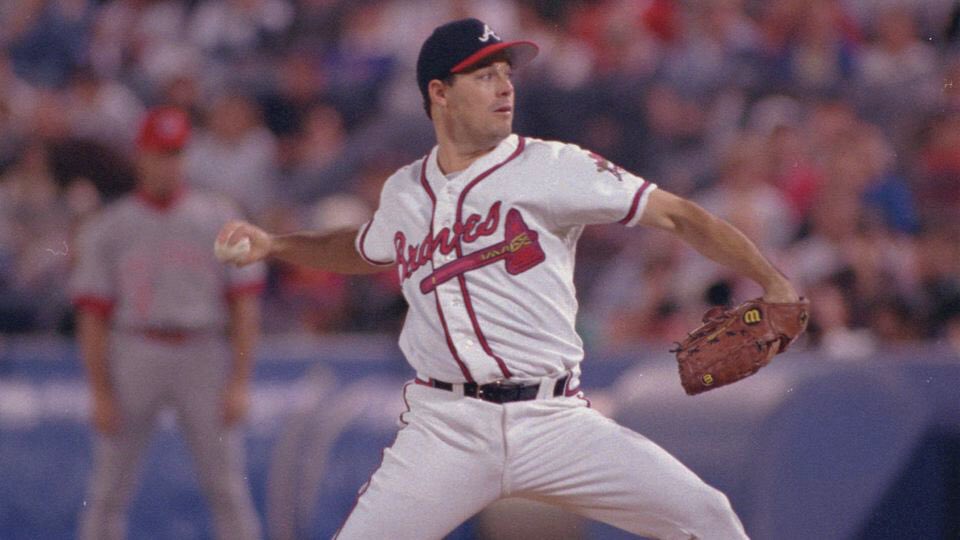 trplive's tweet photo. Greg Maddux won the CY Young Award, a gold glove, and finished 3rd in the NL MVP Race for the Atlanta Braves in 1995.

In honor of the ‘95 World Series re-airing, TRP is giving away a signed Greg Maddux ball &amp; a ‘95 shirt. 

Follow @trplive &amp; RT to enter!

#95Braves | #ForTheA https://t.co/J7F7gC8coF