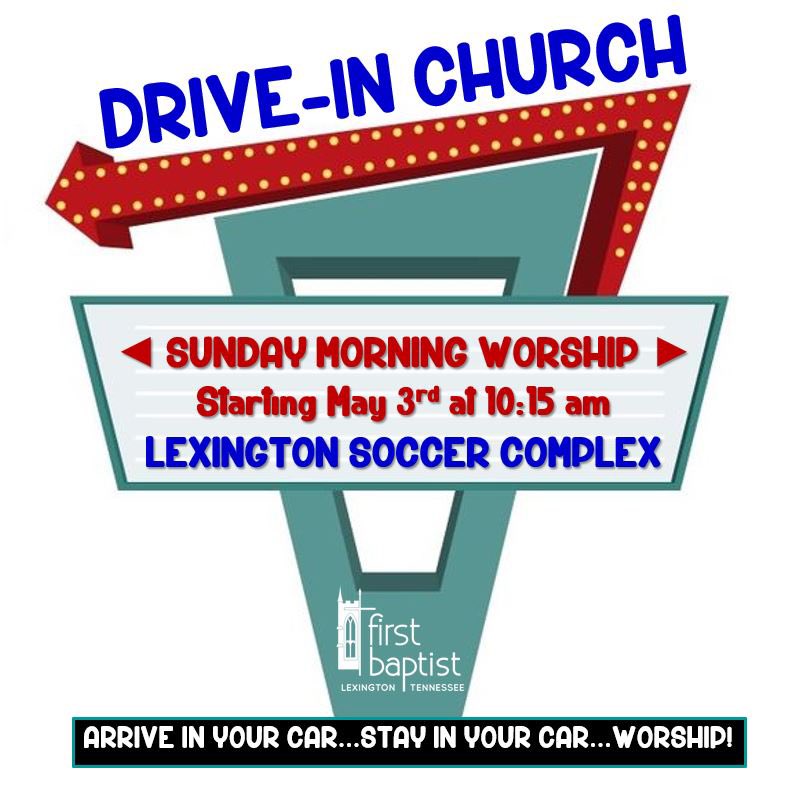 fbclextn's tweet photo. Drive-In Church Beginning THIS Sunday! 5/3 10:15am at the Lexington Soccer Complex https://t.co/jBcBkR8eEk