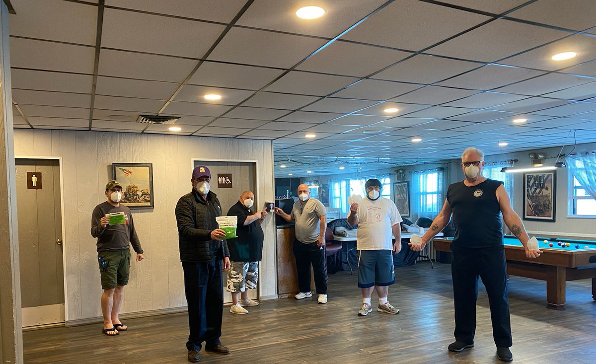 MarkGjonajNY's tweet photo. Proud to deliver hand sanitizer dispensers and hand sanitizer for local #veterans at the @AMVETSHQ #Post38 in #District13 https://t.co/ce43zM9GVV