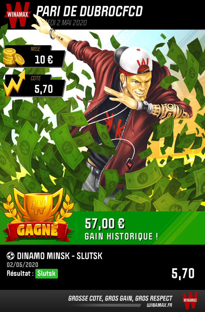 alexfcd2's tweet image. Et mercé ⁦@WinamaxSport⁩