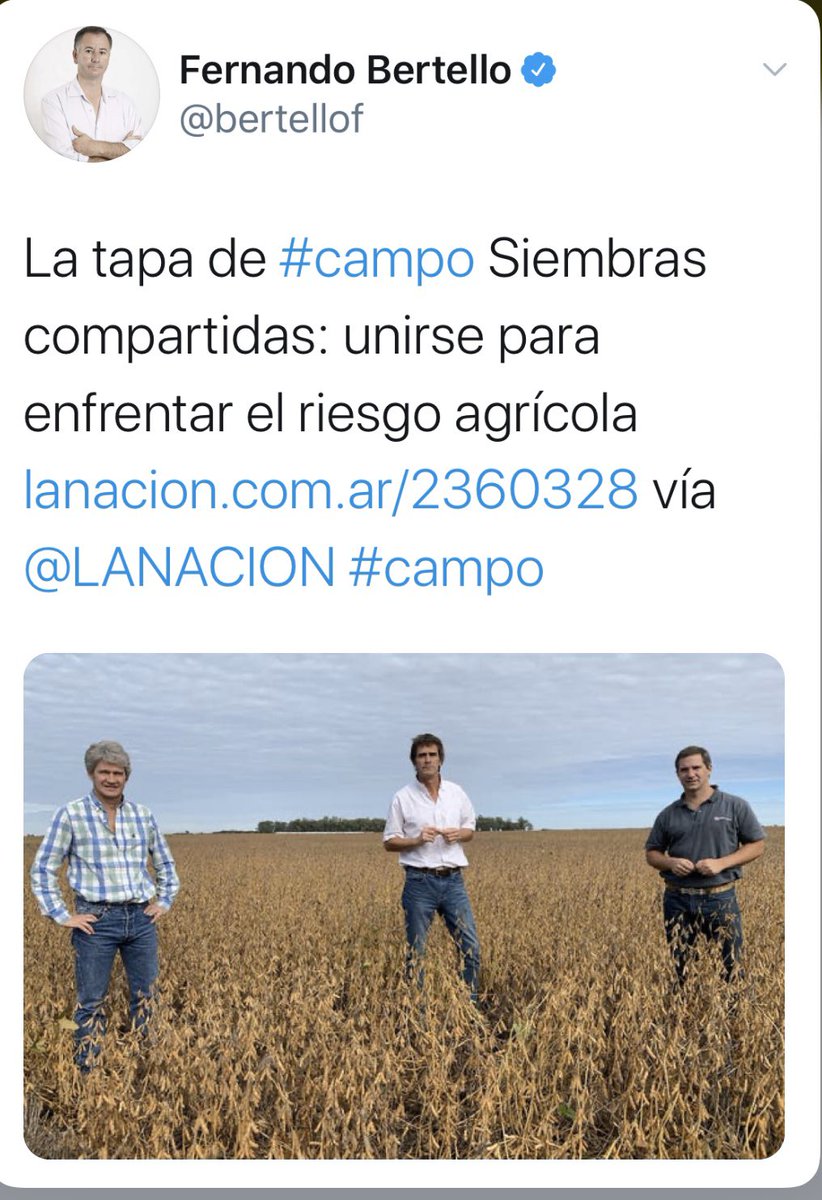 totoenrique's tweet photo. Gracias @luisdillon y @SantiGC por tantos años de trabajo juntos , siempre buscando la mayor productividad, lo mejor para todos y lo mejor para Argentina. https://t.co/4RvsXimvDr