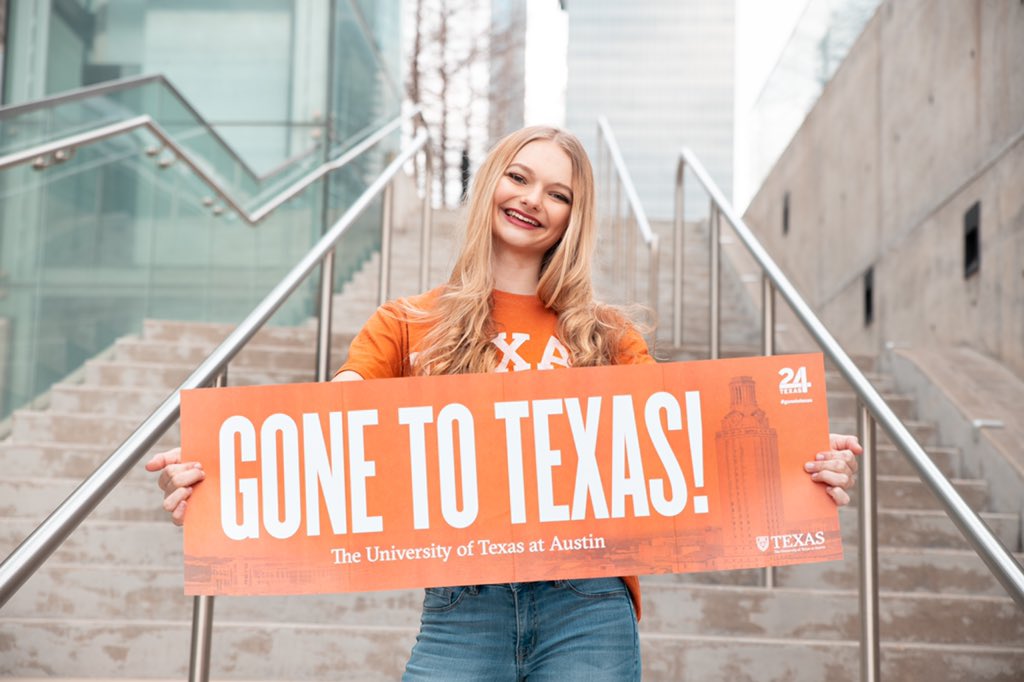 Might be a day late, but I am so excited that I get to call myself a longhorn next year! It’s been a great 4 years at GHS and I can not wait to see what the future holds! #GHSUnity #UT24