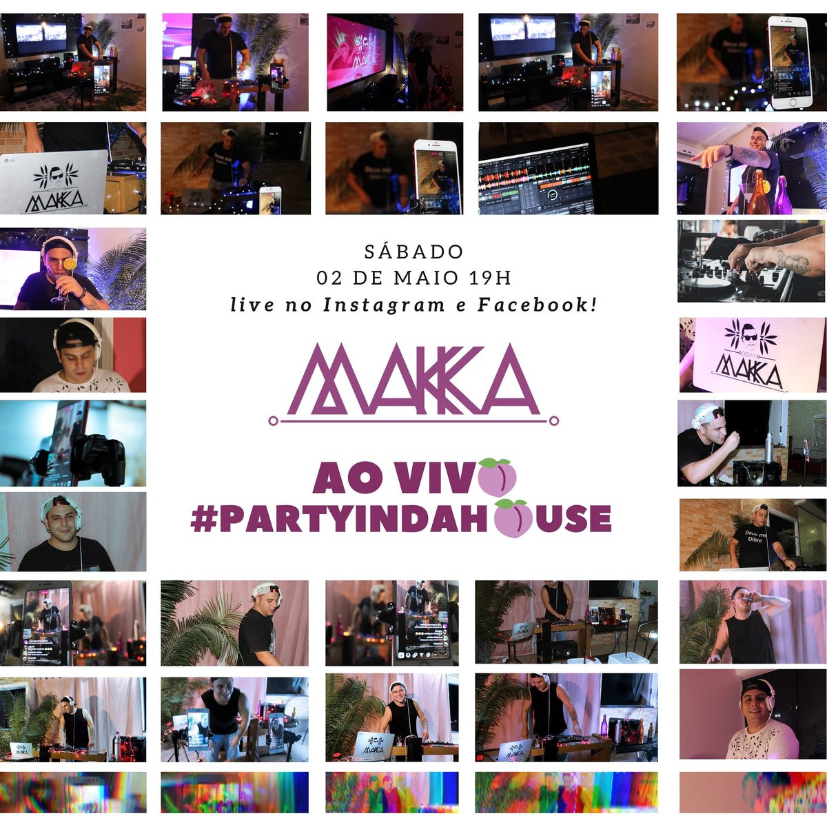 Dj_Makka's tweet photo. Hoy a las 7 PM voy a prender una #PartyindaHouse. Pura locura, puro "Elecrrica Salsa, pá pá paaaa" jajajaajaja https://t.co/WxwwZdze3m