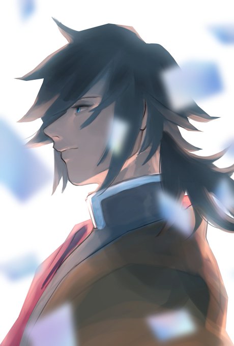 Hazumeow || はずさんがTwitterに投稿した冨岡義勇(鬼滅の刃)のイラスト。