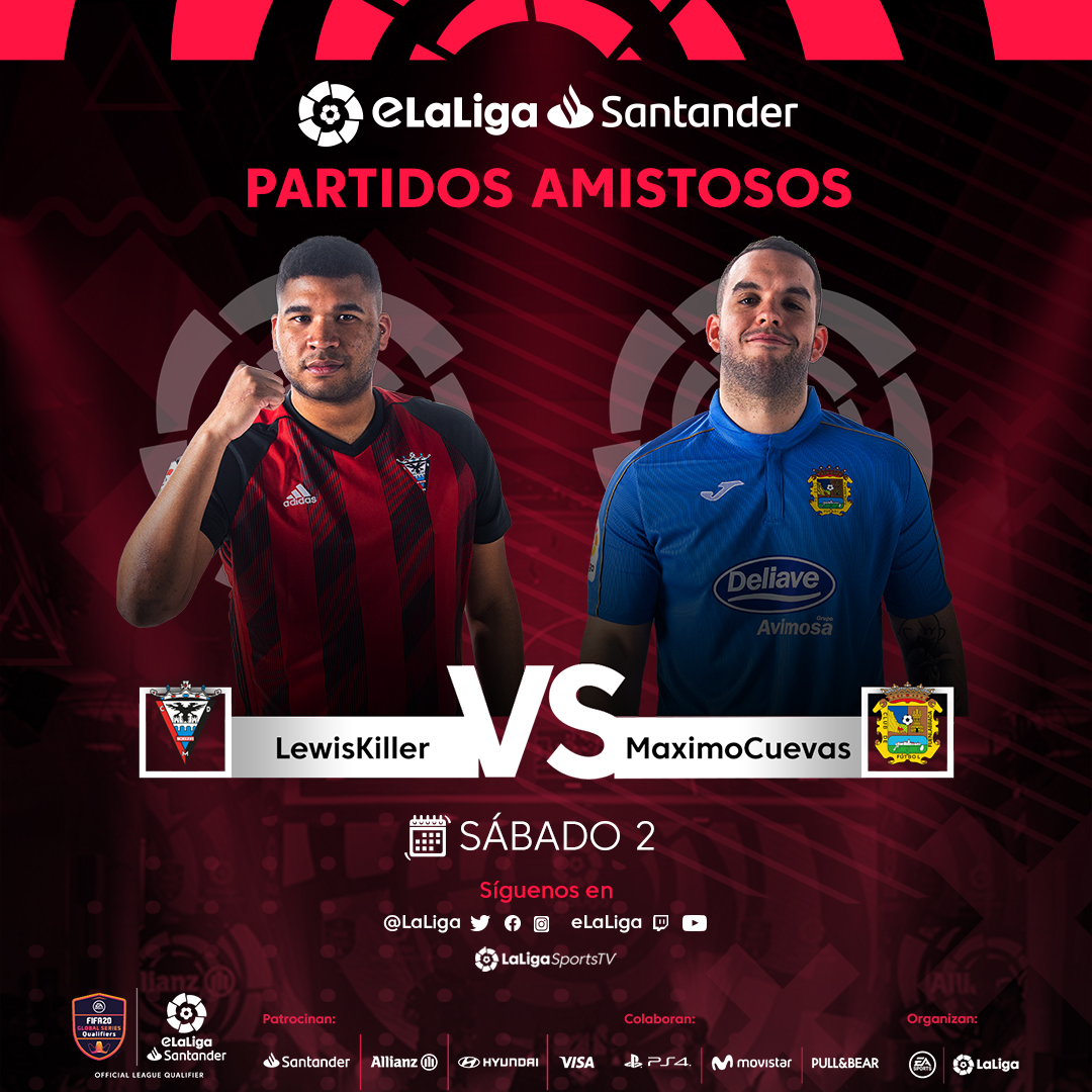 LALIGA_FCPro's tweet photo. 🤔 ¿Estáis preparados para esta locura?

@CDMirandes 🆚 @CFuenlabradaSAD 
@Lewiskiller_1 🆚 @MaximoCuevas 

🔴 Twitch: https://t.co/GGNjozcFym
🔴 YouTube: https://t.co/V1OGFWTHAx https://t.co/MZoP6bmlRK