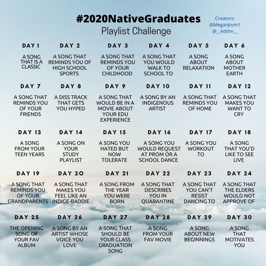 kendallicious97's tweet photo. TAG A 2020 GRADUATE to create a playlist‼️
🎓✨🎓✨🎓✨🎓✨🎓
Join us in celebrating #2020NativeGrad by sharing hopes/prayers to #dearNativegraduates
@MeganJTom https://t.co/eEdTRH3kpi